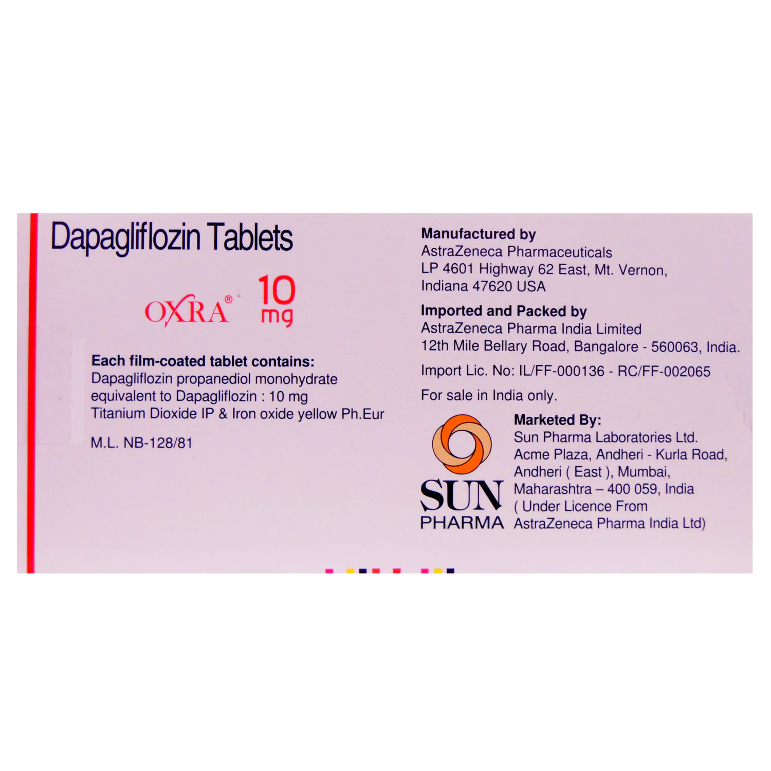 Oxra 10mg Tablet